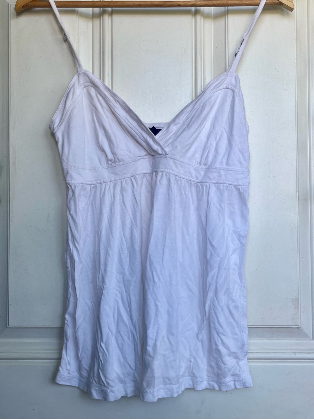 American eagle outfitters White Cotton Spaghetti Strap Camisole